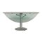 Silver & Glass Atlante Dining Table from Naos, Image 7
