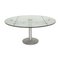 Silver & Glass Atlante Dining Table from Naos 3