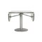 Silver & Glass Atlante Dining Table from Naos 8