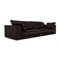 Brown Leather Four Seater Budapest Sofa from Baxter 8