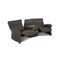 Gray Leather Three-Seater Cumuly Sofa with Electronic Relaxation Function from Himolla 3