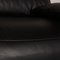 Sofá de dos plazas Free Motion Edit 2 de cuero negro con función de relajación electrónica de Koinor, Imagen 4