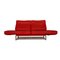 Red Leather 2-Seat DS 450 Sofa by Thomas Althaus for de Sede 7