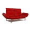 Red Leather 2-Seat DS 450 Sofa by Thomas Althaus for de Sede 8