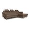 Beige Leather Latina L Corner Sofa with Electronic Function from Dieter Knoll Collection 1