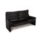 Black Leather 2-Seat Sofa by Hans Kaufeld for de Sede 3