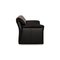 Black Leather 2-Seat Sofa by Hans Kaufeld for de Sede 9