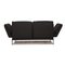 Anthracite Fabric Two-Seater Mera 386 Sofa from Rolf Benz 10