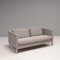 Danish Gray Fabric Sofa & Footstool by Erik Jørgensen, Set of 2 7