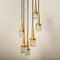 Brass & Glass Cascade Ceiling Fixture from Staff, 1969 16