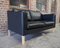 Scandinavian Sofa in Black Leather by Borge Mogensen, Image 3