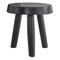 Low Black Stained Milk Stools from Bicci de’ Medici, Image 1