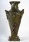 Jugendstil Vase aus Bronze 6