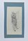 Auguste Andrieux, Man Reading, Original Zeichnung, 19. Jh 1