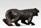 Antiker geschnitzter schwarzer Panther 11