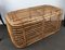 Italian French Riviera Bamboo & Rattan Basket Container, 1960s 4