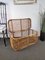 Italian French Riviera Bamboo & Rattan Basket Container, 1960s 5