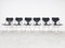 Vintage Dining Chairs in Chrome and Leather by Gastone Rinaldi, 1970s, Set of 6 3