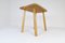 Mid-Century Swedish Sculptural Stool in Solid Oak by Carl Gustaf Boulogner, 1950s, Image 12