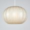 Pendant with Beige Leather Lampshade 2