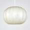 Pendant with Beige Leather Lampshade, Image 1