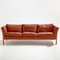 Three-Seater Sofa in Leather, Image 1
