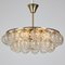 Chandelier in Brass and Glass from Doria 2