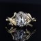 Antique French Ring in 18K Yellow Gold with Rose-Cut Diamonds 3