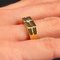 French Modern Man Ring in 18K Yellow Gold with Diamond 7