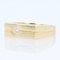 Bague Homme Moderne en Or Jaune 18K avec Diamant 3