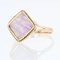 French Ring in 18K Yellow Gold with Amethyst, 1900s 3