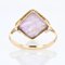 Französischer Ring aus 18 Karat Gelbgold mit Amethyst, 1900er 7