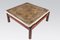 Tavolino da caffè in legno pietrificato intarsiato di Philippe Barbier, Immagine 9