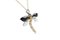 Gold Dragonfly Diamond Sapphire Onyx Mother-of-Pearl 3