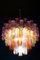 Lámpara de araña Tronchi Mid-Century de cristal de Murano multicolor, Imagen 5