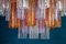 Mehrfarbiger Mid-Century Tronchi Kronleuchter aus Muranoglas 10