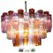 Mid-Century Multicolored Murano Glass Tronchi Chandelier 1