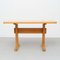 Large Vintage Table & Benches by Charlotte Perriand for Les Arcs, Set of 3, Image 10