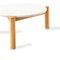 Marble Center Interchangeable Tray Table by Charlotte Perriand for Cassina 4