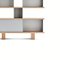 Unità di mensole Nuage in legno e alluminio di Charlotte Perriand per Cassina, Immagine 3
