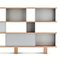 Wood and Aluminium Nuage Shelving Unit by Charlotte Perriand for Cassina, Image 5