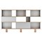 Wood and Aluminium Nuage Shelving Unit by Charlotte Perriand for Cassina 1