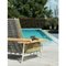 Steel, Teak and Fabric Fenc-E-Nature Outdoor Sofa by Philippe Starck for Cassina 3