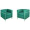 Lc2 Armchair by Le Corbusier, Charlotte Perriand for Cassina, Set of 2 1