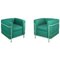 Lc2 Armchair by Le Corbusier, Charlotte Perriand for Cassina, Set of 2, Image 1