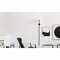 Lampada da parete modello 2065 con diffusore bianco e dettagli neri di Gino Sarfatti, Immagine 7