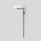 Model 2065 Wall Lamp with White Diffuser and Black Hardware by Gino Sarfatti 2