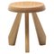 Meribel Wood Stool by Charlotte Perriand for Cassina 1