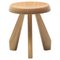 Taburete Meribel de madera de Charlotte Perriand para Cassina, Imagen 1