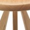 Meribel Wood Stool by Charlotte Perriand for Cassina 2